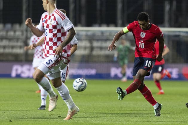 Croatia v England - UEFA Nations League RIJEKA, CROATIA - OCTOBER 03: Jude Bellingham (10) of England in action during their UEFA Nations League, League A, Group A3 soccer match at Stadion HNK Rijeka in Rijeka, Croatia on October 03, 2026. Stringer Anadolu Grad Zagreb Croatia. Editorial use only. Please get in touch for any other usage. Copyright: x2026xAnadoluxStringerx