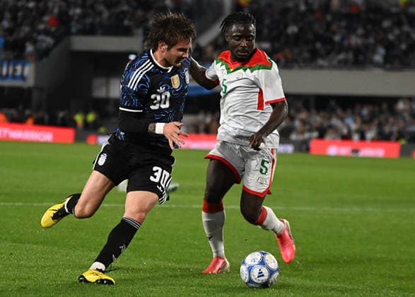 MASTANTUONO Argentina vs. Burkina Faso Photo: FOTOBAIRES Friendly Match Copyright: x FacundoxMoralesx x@facumoralesfotoxFACUNDOxMORALESx