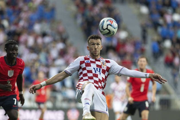 Croatia v England - UEFA Nations League RIJEKA, CROATIA - OCTOBER 03: Ivan Perisic (14) of Croatia in action during UEFA Nations League, League A, Group A3 soccer match at Stadion HNK Rijeka in Rijeka, Croatia on October 03, 2026. Stringer Anadolu Grad Zagreb Croatia. Editorial use only. Please get in touch for any other usage.  Copyright: x2026xAnadoluxStringerx