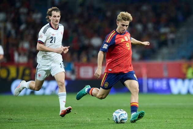Spain - Czech Republic - UEFA Nations League 2026 27 OVIEDO, SPAIN - OCTOBER 3: Fermin Lopez of Spain in action during the UEFA Nations League 2026 27 group phase match between Spain and Czech Republic at the Carlos Tartiere Stadium on October 3, 2026 in Oviedo, Spain. (Photo by Diego Simon Photo Players Images Magara Press) Oviedo Carlos Tartiere Espana Copyright: xDiegoxSimonx