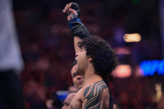 October 3, 2026, Salt Lake City, Utah, USA: PAYTON TALBOTT defeated DEIVESON FIGUEIREDO by TKO (strikes) at 2:09 of Round 1 during UFC 332 at the Delta Arena in Salt Lake City. Salt Lake City USA - ZUMAo117 20261003_zsp_o117_158 Copyright: xMikaelxOnax