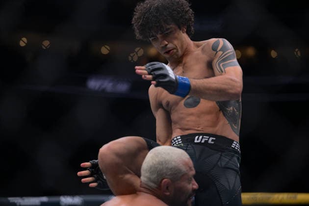 October 3, 2026, Salt Lake City, Utah, USA: PAYTON TALBOTT defeated DEIVESON FIGUEIREDO by TKO (strikes) at 2:09 of Round 1 during UFC 332 at the Delta Arena in Salt Lake City. Salt Lake City USA - ZUMAo117 20261003_zsp_o117_153 Copyright: xMikaelxOnax