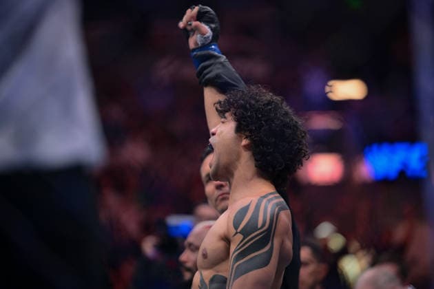 October 3, 2026, Salt Lake City, Utah, USA: PAYTON TALBOTT defeated DEIVESON FIGUEIREDO by TKO (strikes) at 2:09 of Round 1 during UFC 332 at the Delta Arena in Salt Lake City. UFC 332: Payton Talbott Defeated Deiveson Figueiredo By TKO.  - ZUMAo117 20261003_zsp_o117_157 Copyright: xMikaelxOnax
