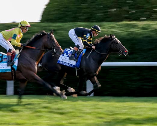 October 3, 2026, Lexington, Ky, USA: Rhetorical (3) ridden by Irad Ortiz, Jr. wins the Coolmore Turf Mile Stakes (Grade 1) at Keeneland in Lexington, Kentucky on October 3, 2026. Eclipse Sportswire CSM Lexington USA - ZUMAcs17 20261003_faf_cs17_279 Copyright: xTimxSudduthx