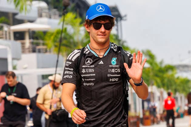 4th October 2026; Sepang IC, Kuala Lumpur, Malaysia; Formula 1, Bahrain Grand Prix, Race Day; Kimi Antonelli (12) of Italy and Mercedes-AMG PETRONAS Formula One Team StephenxBlackberry