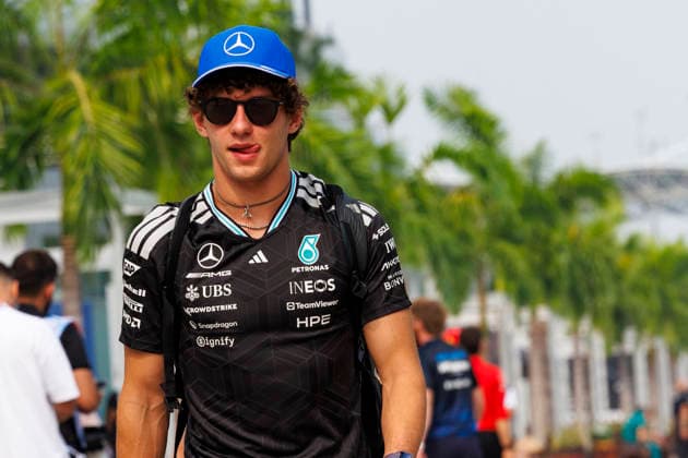 4th October 2026; Sepang IC, Kuala Lumpur, Malaysia; Formula 1, Bahrain Grand Prix, Race Day; Kimi Antonelli (12) of Italy and Mercedes-AMG PETRONAS Formula One Team StephenxBlackberry