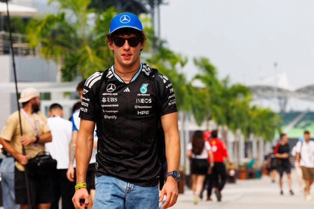 4th October 2026; Sepang IC, Kuala Lumpur, Malaysia; Formula 1, Bahrain Grand Prix, Race Day; Kimi Antonelli (12) of Italy and Mercedes-AMG PETRONAS Formula One Team StephenxBlackberry