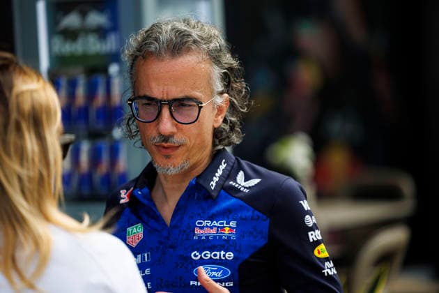 4th October 2026; Sepang IC, Kuala Lumpur, Malaysia; Formula 1, Bahrain Grand Prix, Race Day; Laurent Mekies, Team Principal, Oracle Red Bull Racing StephenxBlackberry