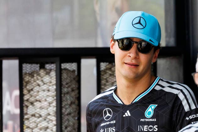 4th October 2026; Sepang IC, Kuala Lumpur, Malaysia; Formula 1, Bahrain Grand Prix, Race Day; George Russell (63) of Great Britain and Mercedes-AMG PETRONAS Formula One Team StephenxBlackberry