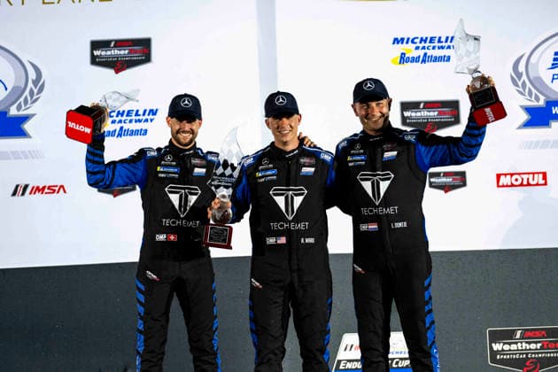 AUTO - IMSA - PETIT LE MANS 2026 57 DONTJE Indy (nld), ELLIS Philip (che), WARD Russell (usa), Winward Racing, Mercedes-AMG GT3 Evo, portrait during the 2026 Motul Petit Le Mans, 11th round of the 2026 IMSA WeatherTech SportsCar Championship, from October 1 to 3, 2026 on the Michelin Raceway Road Atlanta in Braselton, Georgia, United States of America - BraseltonUnited States  Copyright: xFabrizioxBoldonix