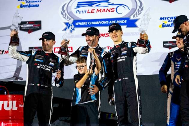 AUTO - IMSA - PETIT LE MANS 2026 912 HARDWICK Ryan (usa), PERA Riccardo (ita), SCHURING Morris (nld), Manthey 1st Phorm, Porsche 911 GT3 R (992.2), portrait during the 2026 Motul Petit Le Mans, 11th round of the 2026 IMSA WeatherTech SportsCar Championship, from October 1 to 3, 2026 on the Michelin Raceway Road Atlanta in Braselton, Georgia, United States of America - BraseltonUnited States  Copyright: xFabrizioxBoldonix