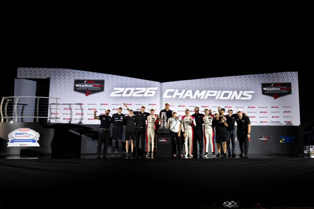 AUTO - IMSA - PETIT LE MANS 2026 04 JAKOBSEN Malthe (dnk), KURTZ George (usa), QUINN Alex (gbr), SOWERY Toby (gbr), CrowdStrike Racing by APR, Oreca 07-Gibson, portrait during the 2026 Motul Petit Le Mans, 11th round of the 2026 IMSA WeatherTech SportsCar Championship, from October 1 to 3, 2026 on the Michelin Raceway Road Atlanta in Braselton, Georgia, United States of America - BraseltonUnited States  Copyright: xFabrizioxBoldonix
