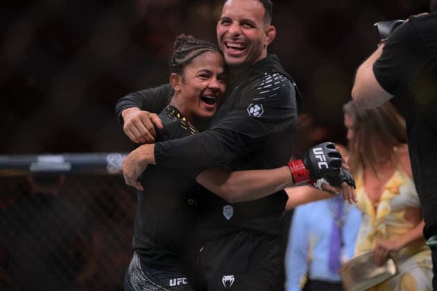 October 3, 2026, Salt Lake City, Utah, USA: NATALIA SILVA defeated WANG CONG by unanimous decision (48-47, 48-47, 49-46) during UFC 332 at the Delta Arena in Salt Lake City. Salt Lake City USA - ZUMAo117 20261003_zsp_o117_196 Copyright: xMikaelxOnax