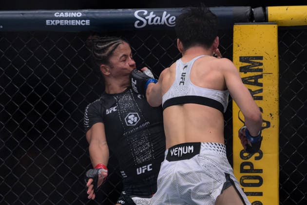 October 3, 2026, Salt Lake City, Utah, USA: NATALIA SILVA defeated WANG CONG by unanimous decision (48-47, 48-47, 49-46) during UFC 332 at the Delta Arena in Salt Lake City. Salt Lake City USA - ZUMAo117 20261003_zsp_o117_186 Copyright: xMikaelxOnax