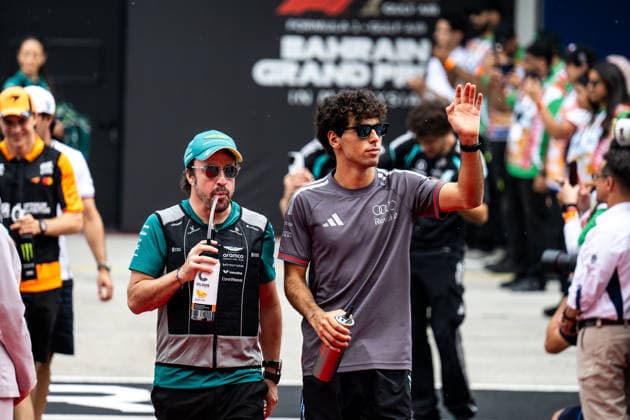 F1 - BAHRAIN GRAND PRIX IN MALAYSIA 2026 ALONSO Fernando (spa), Aston Martin F1 Team Honda AMR26, portrait BORTOLETO Gabriel (bra), Audi F1 Team R26, portrait during the 2026 Formula 1 Bahrain Grand Prix in Malaysia, 16th round of the 2026 Formula One World Championship, WM, Weltmeisterschaft from October 2 to 4, 2026 on the Sepang International Circuit, in Sepang, Malaysia - SepangMalaysia Copyright: xALBERTOxVIMERCATIx