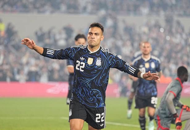 Lautaro Martínez, Argentina vs. Burkina Faso, Friendly Match, October 3, 2026, Monumental Stadium, Buenos Aires. Photo by Javier García Martino, CABJ Press