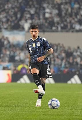 Enzo Fernández, Argentina vs. Burkina Faso, Friendly Match, October 3, 2026, Monumental Stadium, Buenos Aires. Photo by Javier García Martino, CABJ Press