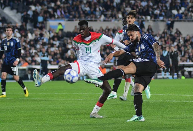 Nicolas Gonzalez, Argentina vs. Burkina Faso, Friendly Match, October 3, 2026, Monumental Stadium, Buenos Aires. Photo by Fabian Ramella, CABJ Press