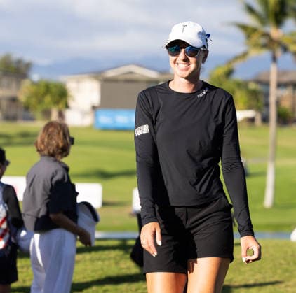 October 3, 2026, Honolulu, Hawaii, USA: POLLY MACK walks into the clubhouse after finishing the 3rd round at the 2026 Lotte Championship at Hoakalei Country Club, Ewa Beach, Hawaii, USA. 2026 Lotte Championship Presented By Hoakalei  - ZUMAm310 20261003_zsp_m310_073 Copyright: xElliotxMilesx