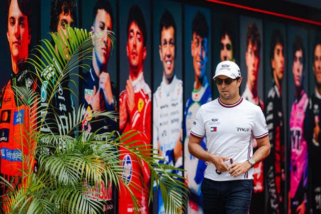2026 Formula 1 Gulf Air Bahrain Grand Prix - Sepang Sergio Perez (MEX) of Cadillac Formula 1 Team is seen in the paddock during the 2026 Formula 1 Gulf Air Bahrain Grand Prix in Malaysia at Sepang International Circuit on October 3, 2026. Photo by Tan Jun Da ABACAPRESS.COM Kuala Lumpur Malaysia Copyright: xJunxDaxTan ABACAx