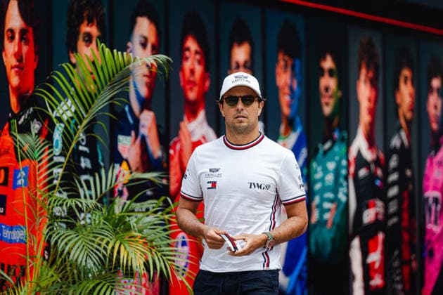2026 Formula 1 Gulf Air Bahrain Grand Prix - Sepang Sergio Perez (MEX) of Cadillac Formula 1 Team is seen in the paddock during the 2026 Formula 1 Gulf Air Bahrain Grand Prix in Malaysia at Sepang International Circuit on October 3, 2026. Photo by Tan Jun Da ABACAPRESS.COM Kuala Lumpur Malaysia Copyright: xJunxDaxTan ABACAx