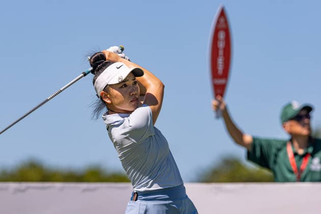 October 3, 2026, Honolulu, Hawaii, USA: LUCY LI tees off at the 1st tee box during Round 3 of the 2026 Lotte Championship at Hoakalei Country Club, Ewa Beach, Hawaii, USA. Honolulu USA - ZUMAm310 20261003_zsp_m310_001 Copyright: xElliotxMilesx