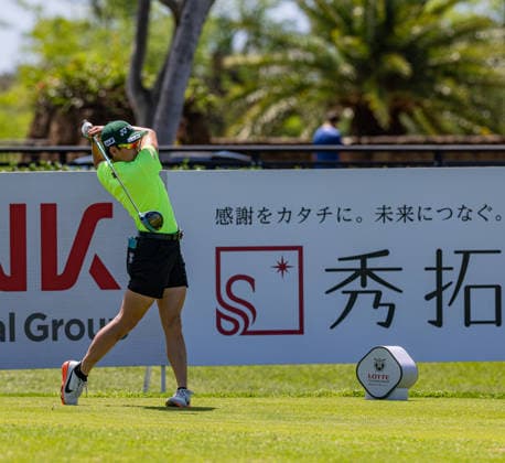 October 3, 2026, Honolulu, Hawaii, USA: AKI IWAI tees off at the 3rd tee box during Round 3 of the 2026 Lotte Championship at Hoakalei Country Club, Ewa Beach, Hawaii, USA. Honolulu USA - ZUMAm310 20261003_zsp_m310_008 Copyright: xElliotxMilesx