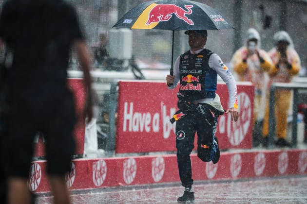 F1 - BAHRAIN GRAND PRIX IN MALAYSIA 2026 VERSTAPPEN Max (nld), Red Bull Racing Ford RB22, portrait under heavy rain during the 2026 Formula 1 Bahrain Grand Prix in Malaysia, 16th round of the 2026 Formula One World Championship, WM, Weltmeisterschaft from October 2 to 4, 2026 on the Sepang International Circuit, in Sepang, Malaysia - SepangMalaysia  Copyright: xEricxAlonsox