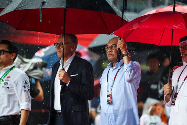 F1 - BAHRAIN GRAND PRIX IN MALAYSIA 2026 DOMENICALI Stefano (ita), Chairman and CEO Formula One Group FOG, portrait on the grid during the 2026 Formula 1 Bahrain Grand Prix in Malaysia, 16th round of the 2026 Formula One World Championship, WM, Weltmeisterschaft from October 2 to 4, 2026 on the Sepang International Circuit, in Sepang, Malaysia - SepangMalaysia  Copyright: xANTONINxVINCENTx