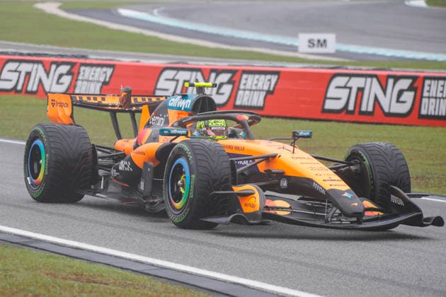 Formula 1 Gulf Air Bahrain Grand Prix in Malaysia 2026 Lando Norris (GBR), McLaren Mastercard F1 Team , MCL40, Car 1 during Formula 1 Gulf Air Bahrain Grand Prix in Malaysia 2026 on October 4., 2026 in Sepang International Circuit, Sepang, Malaysia Zsombor Toth Sepang Sepang International Circuit Selangor Malaysia Copyright: xZsomborxTothx