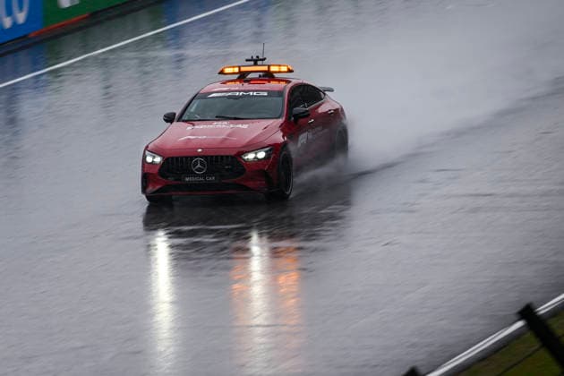 F1 - BAHRAIN GRAND PRIX IN MALAYSIA 2026 Medical car, trying wet condition during the 2026 Formula 1 Bahrain Grand Prix in Malaysia, 16th round of the 2026 Formula One World Championship, WM, Weltmeisterschaft from October 2 to 4, 2026 on the Sepang International Circuit, in Sepang, Malaysia - SepangMalaysia  Copyright: xALBERTOxVIMERCATIx