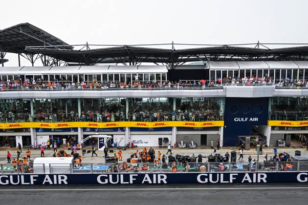 F1 - BAHRAIN GRAND PRIX IN MALAYSIA 2026 Illustration, race suspended, car in the pit lane during the 2026 Formula 1 Bahrain Grand Prix in Malaysia, 16th round of the 2026 Formula One World Championship, WM, Weltmeisterschaft from October 2 to 4, 2026 on the Sepang International Circuit, in Sepang, Malaysia - SepangMalaysia  Copyright: xALBERTOxVIMERCATIx