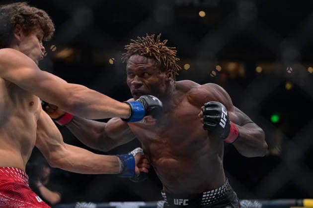October 3, 2026, Salt Lake City, Utah, USA: ROMAN KOPYLOV defeated ATEBA GAUTIER by TKO (strikes) at 3:12 of Round 1 during UFC 332 at the Delta Arena in Utah. Salt Lake City USA - ZUMAo117 20261003_zsp_o117_119 Copyright: xMikaelxOnax