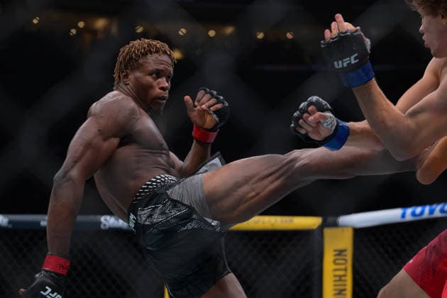 October 3, 2026, Salt Lake City, Utah, USA: ROMAN KOPYLOV defeated ATEBA GAUTIER by TKO (strikes) at 3:12 of Round 1 during UFC 332 at the Delta Arena in Utah. Salt Lake City USA - ZUMAo117 20261003_zsp_o117_114 Copyright: xMikaelxOnax