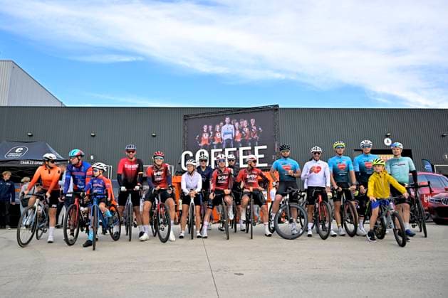 Cycling and Coffee - Lotto Intermarche - Charles Liegeois THIMISTER, BELGIUM - OCTOBER 04 : Illustration picture during the Cycling and Coffee - Lotto Intermarche - Charles Liegeois Fan Day on October 4, 2026 in Thimister, Belgium, 04 10 2026 ( Thimister Belgium  Copyright: xSesx