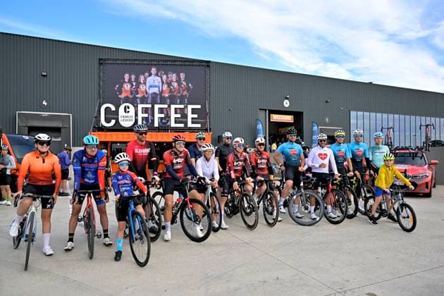 Cycling and Coffee - Lotto Intermarche - Charles Liegeois THIMISTER, BELGIUM - OCTOBER 04 : Illustration picture during the Cycling and Coffee - Lotto Intermarche - Charles Liegeois Fan Day on October 4, 2026 in Thimister, Belgium, 04 10 2026 ( Thimister Belgium  Copyright: xSesx