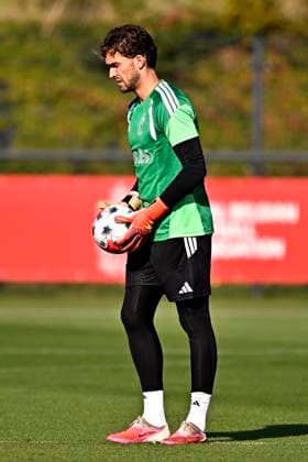 France v Belgium - UEFA Nations League 2026 Media Activities 04 10 2026 TUBIZE, BELGIUM - OCTOBER 04 : De Busser Jari goalkeeper of Belgium pictured during a training session ahead of the UEFA Nations League tournament league phase matchday 4 group A1 match between France and Belgium on October 4, 2026 in Tubize, Belgium, 04 10 2026 Tubize Belgium Copyright: xTomasxSiskx