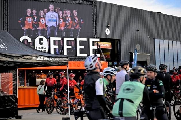 Cycling and Coffee - Lotto Intermarche - Charles Liegeois THIMISTER, BELGIUM - OCTOBER 04 : Illustration picture during the Cycling and Coffee - Lotto Intermarche - Charles Liegeois Fan Day on October 4, 2026 in Thimister, Belgium, 04 10 2026 ( Thimister Belgium  Copyright: xSesx