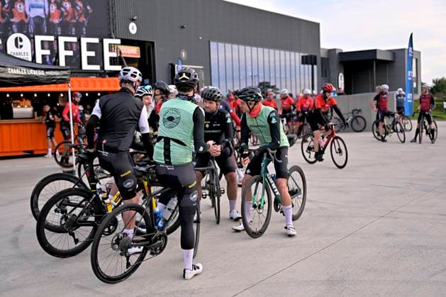 Cycling and Coffee - Lotto Intermarche - Charles Liegeois THIMISTER, BELGIUM - OCTOBER 04 : Illustration picture during the Cycling and Coffee - Lotto Intermarche - Charles Liegeois Fan Day on October 4, 2026 in Thimister, Belgium, 04 10 2026 ( Thimister Belgium  Copyright: xSesx