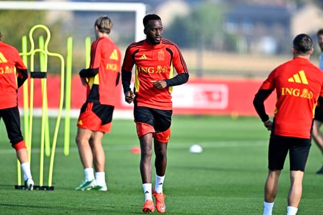 France v Belgium - UEFA Nations League 2026 Media Activities 04 10 2026 TUBIZE, BELGIUM - OCTOBER 04 : Lukebakio Dodi forward of Belgium pictured during a training session ahead of the UEFA Nations League tournament league phase matchday 4 group A1 match between France and Belgium on October 4, 2026 in Tubize, Belgium, 04 10 2026 Tubize Belgium Copyright: xTomasxSiskx