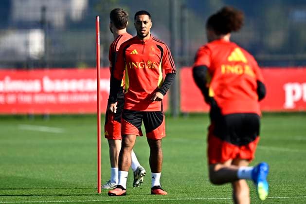 France v Belgium - UEFA Nations League 2026 Media Activities 04 10 2026 TUBIZE, BELGIUM - OCTOBER 04 : Tielemans Youri midfielder of Belgium pictured during a training session ahead of the UEFA Nations League tournament league phase matchday 4 group A1 match between France and Belgium on October 4, 2026 in Tubize, Belgium, 04 10 2026 Tubize Belgium Copyright: xTomasxSiskx