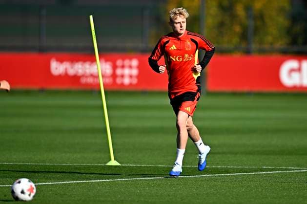 France v Belgium - UEFA Nations League 2026 Media Activities 04 10 2026 TUBIZE, BELGIUM - OCTOBER 04 : Seys Joaquin defender of Belgium pictured during a training session ahead of the UEFA Nations League tournament league phase matchday 4 group A1 match between France and Belgium on October 4, 2026 in Tubize, Belgium, 04 10 2026 Tubize Belgium Copyright: xTomasxSiskx