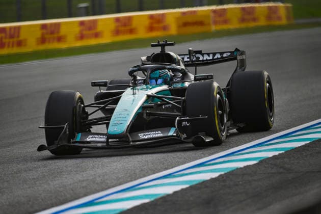 F1 - BAHRAIN GRAND PRIX IN MALAYSIA 2026 63 RUSSELL George (gbr), Mercedes AMG F1 Team W17, action during the 2026 Formula 1 Bahrain Grand Prix in Malaysia, 16th round of the 2026 Formula One World Championship, WM, Weltmeisterschaft from October 2 to 4, 2026 on the Sepang International Circuit, in Sepang, Malaysia - SepangMalaysia  Copyright: xALBERTOxVIMERCATIx