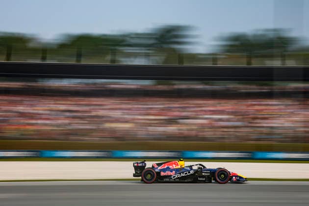 F1 - BAHRAIN GRAND PRIX IN MALAYSIA 2026 06 HADJAR Isack (fra), Red Bull Racing Ford RB22, action during the 2026 Formula 1 Bahrain Grand Prix in Malaysia, 16th round of the 2026 Formula One World Championship, WM, Weltmeisterschaft from October 2 to 4, 2026 on the Sepang International Circuit, in Sepang, Malaysia - SepangMalaysia  Copyright: xXavixBonillax