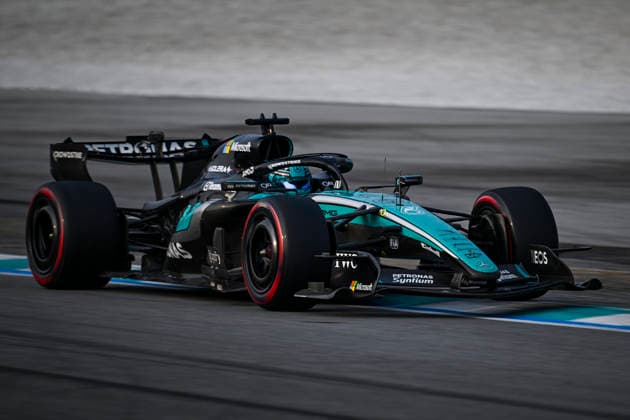 F1 - BAHRAIN GRAND PRIX IN MALAYSIA 2026 63 RUSSELL George (gbr), Mercedes AMG F1 Team W17, action during the 2026 Formula 1 Bahrain Grand Prix in Malaysia, 16th round of the 2026 Formula One World Championship, WM, Weltmeisterschaft from October 2 to 4, 2026 on the Sepang International Circuit, in Sepang, Malaysia - SepangMalaysia  Copyright: xALBERTOxVIMERCATIx