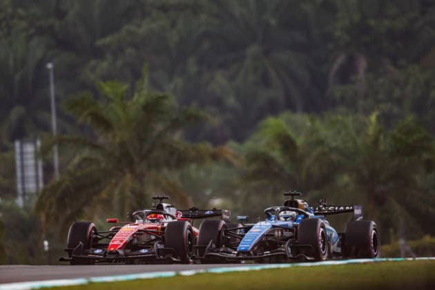 F1 - BAHRAIN GRAND PRIX IN MALAYSIA 2026 16 LECLERC Charles (mco), Scuderia Ferrari SF-26, 23 ALBON Alexander (tha), Williams F1 Team FW48, action during the 2026 Formula 1 Bahrain Grand Prix in Malaysia, 16th round of the 2026 Formula One World Championship, WM, Weltmeisterschaft from October 2 to 4, 2026 on the Sepang International Circuit, in Sepang, Malaysia - SepangMalaysia  Copyright: xANTONINxVINCENTx
