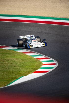 IPA89290705 - Masters Racing Legends class car, during the Historic Italian Grand Prix, Mugello (FI), October 2–4, 2026.  Copyright: xFedericoxBasile IPAxSportx xx IPA89290705