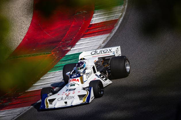 IPA89290481 - Masters Racing Legends class car, during the Historic Italian Grand Prix, Mugello (FI), October 2–4, 2026.  Copyright: xFedericoxBasile IPAxSportx xx IPA89290481