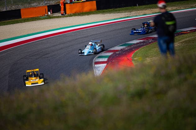 MOTORSPORTS - Classic Cars - ITALIAN HISTORIC GRAND PRIX Photo by IPA ABACAPRESS.COM89290466 - F2 and F3 Classic Interseries cars at the Historic Italian Grand Prix, Mugello (FI), October 2–4, 2026. Barberino del Mugello Italy  Copyright: xIPAxSport ABACAx