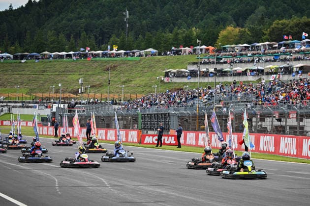 MOTO - MOTO GP - GRAND PRIX OF JAPAN 2026 FERNANDEZ Raul (spa), Trackhouse MotoGP Team, Aprilia RS-GP26, action during the kart race prior to the the 2026 MotoGP Motul Grand Prix of Japan on the Twin Ring Motegi Circuit from October 2 to 4th, At Motegi, Japan - MotegiJapan Copyright: xGIGIxSOLDANOx